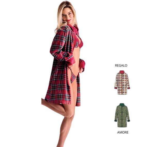 Robe de Noël à fermeture éclair intégrale pour femme INFIORE 672854